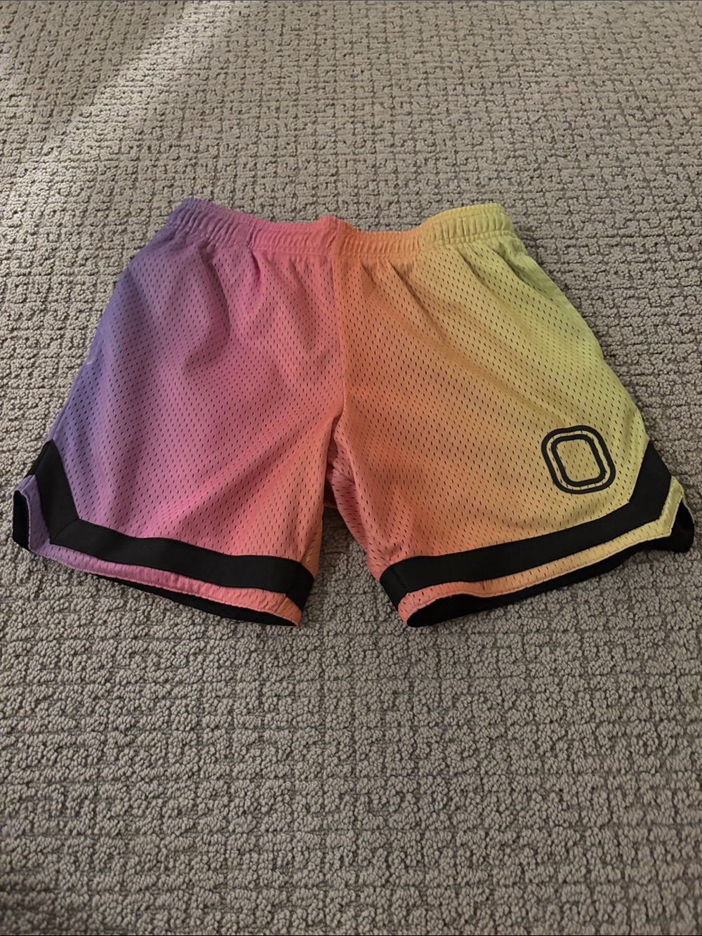 Boys overtime Ombre Mesh Athletic Shorts - Multicolor